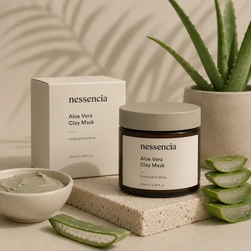 Aloe Vera Clay Mask — Kaolin + Aloe Vera