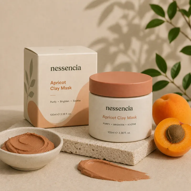 Apricot Clay Mask — Kaolin + Apricot Kernel