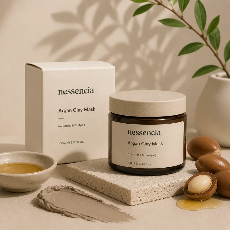 Argan Clay Mask — Kaolin + Argan