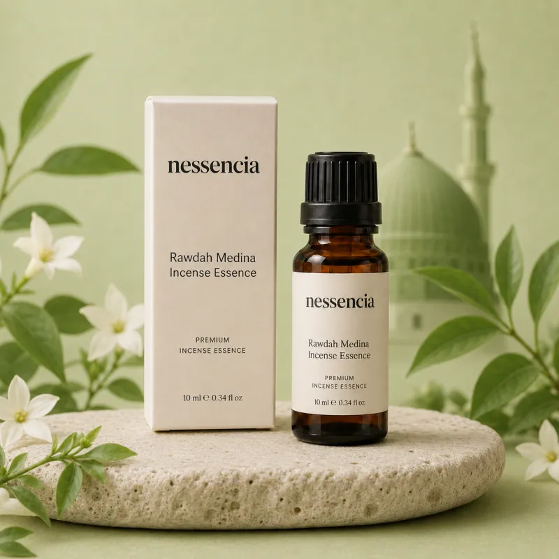 Rawdah Medina Incense Essence 10ml — Rose and White Musk
