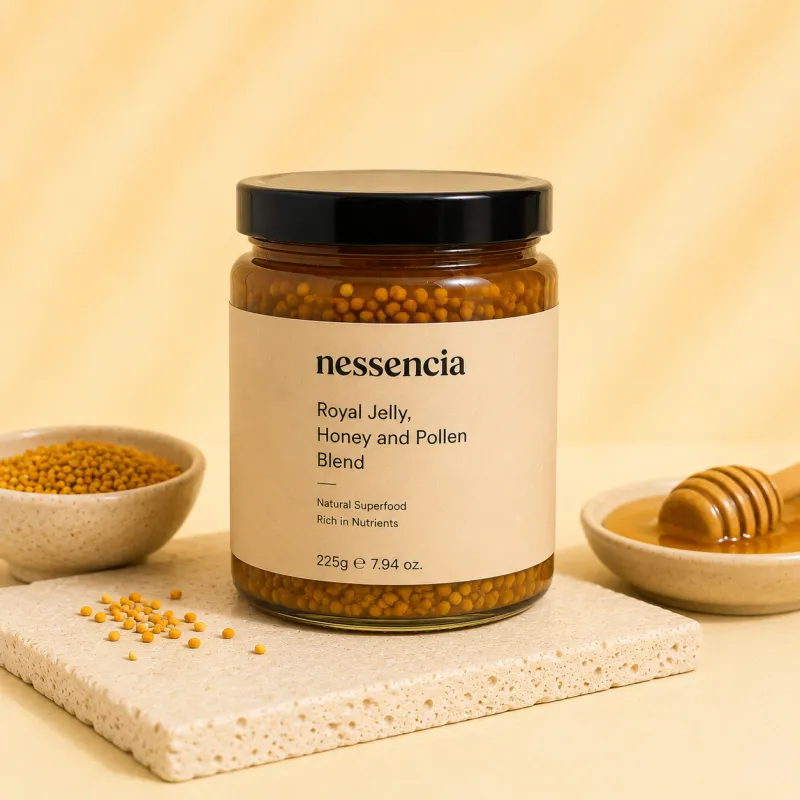 Royal Jelly, Honey and Pollen Blend 225g — Royal Jelly, Honey and Pollen
