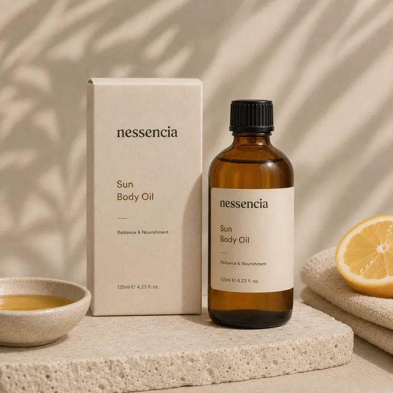 Sun Body Oil 125ml — Carrot + Sesame + Vitamin E